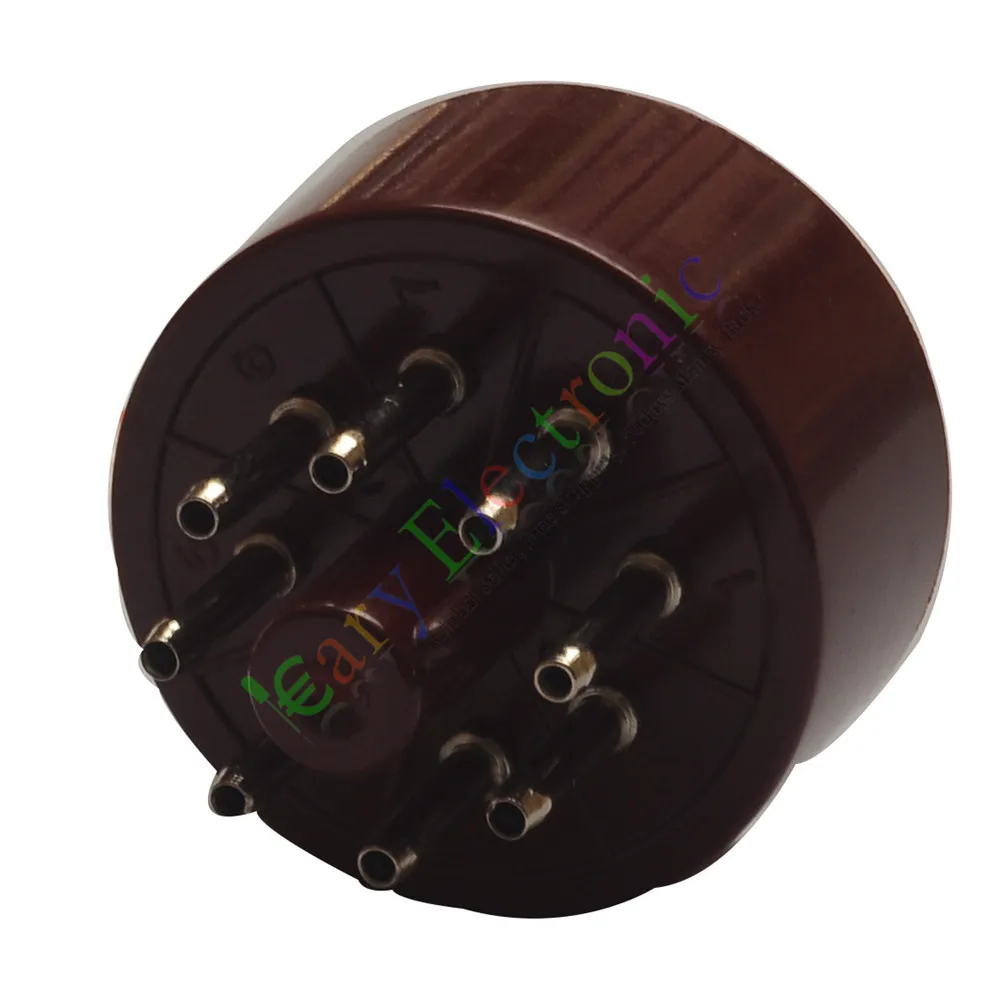 Оптом и в розницу 20 шт. 8-контактные красные бакелитовые вакуумные патрубки SAVER BASE 6L6 EL34 KT88 аудио усилители бесплатная доставка