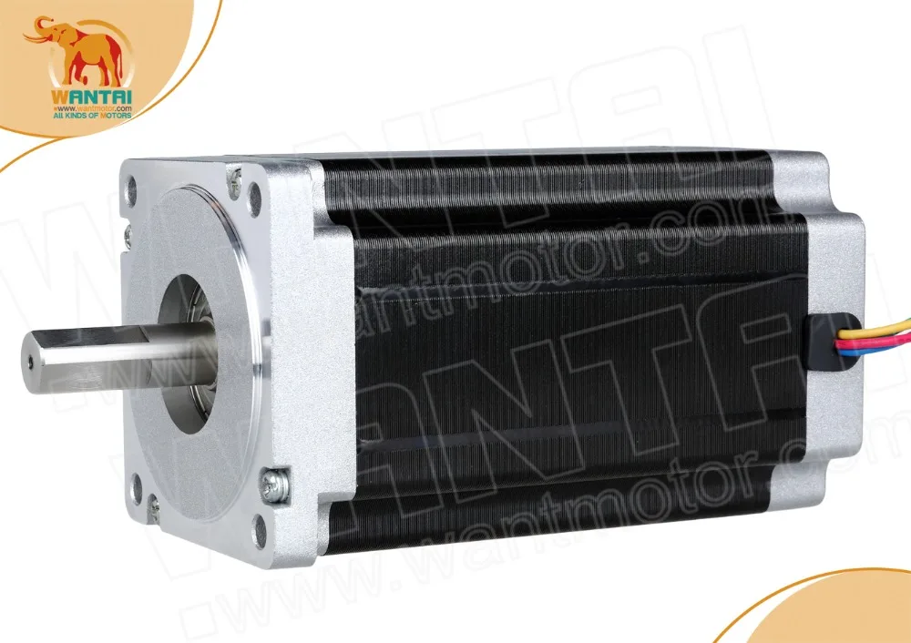 CNC Wantai 3Axis Nema34 Stepper Motor 85BYGH450C-060 1700oz-in 151mm 6A CNC Machine Milling Engraving