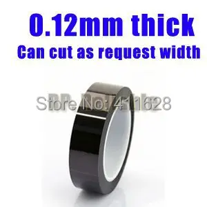

1x 15mm*33M*(0.12mm thick) High Temperature Resist Adhesive Polyimide Film Tape for PCB, SMT Masking, Lamination Switch Battery