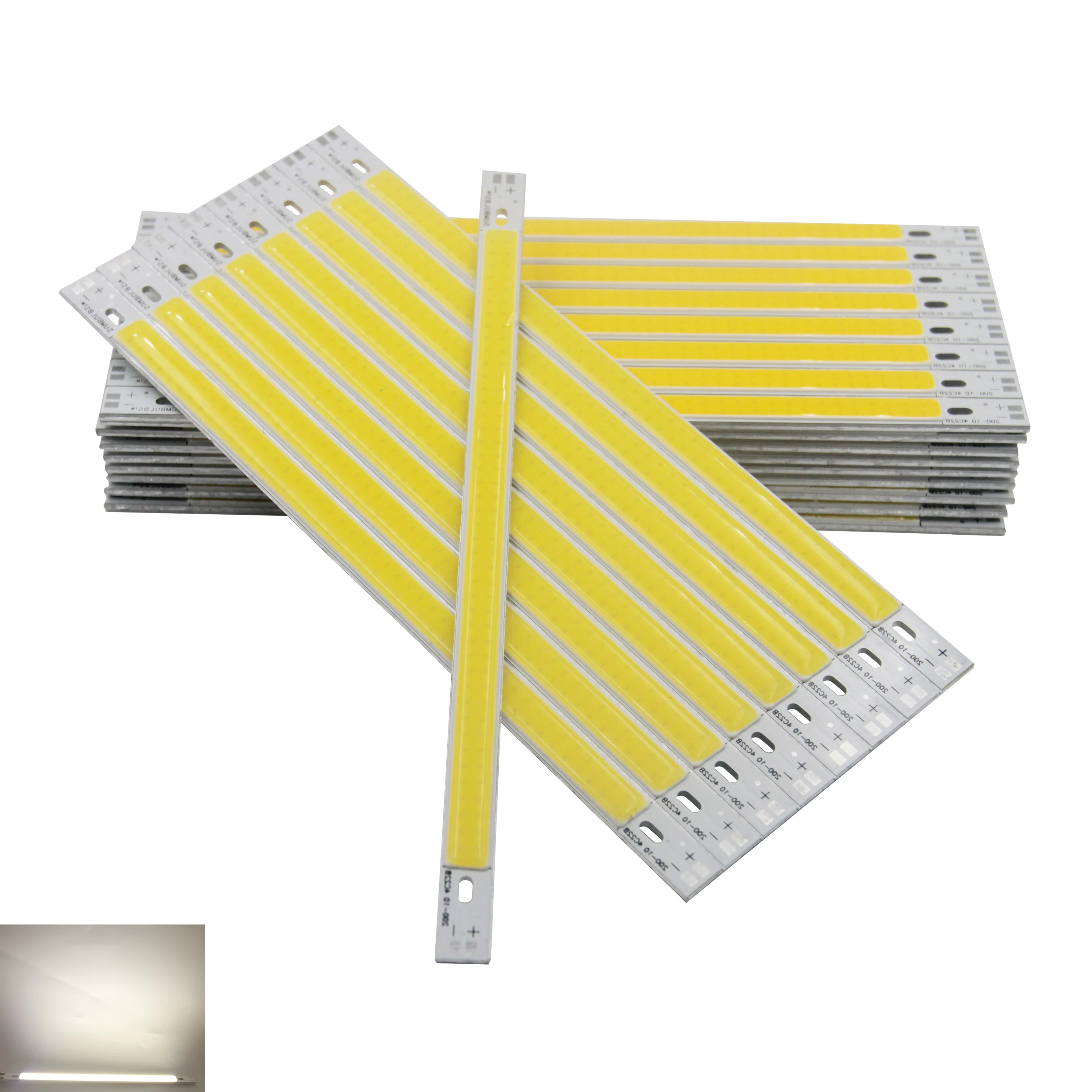 Dc 12 v 2 w-200 w diy led cob 램프 발광 다이오드 패널에 대 한 라운드 cob 자동 전구 cob led 막대 스트립 칩 소스