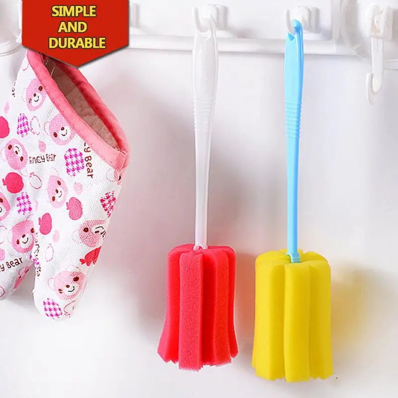 1 pcs New Environmental Cleaning Brushes For Glass Milk Bottle/Family Use Glass Sponge Cup Brush/Brand Cheap Cleaning Brush