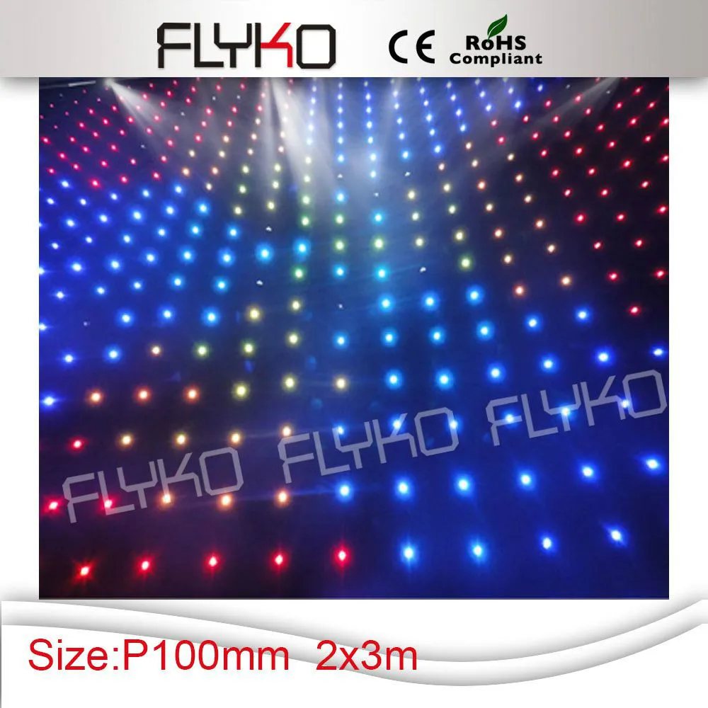 p10 3x2m new product sex video display soft  rgb led curtain screen