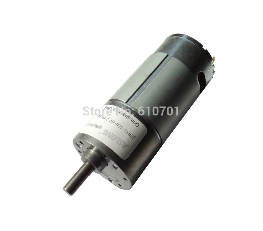 Motoriduttore DC elettrico con riduzione della velocità di rotazione ad alta potenza 3V-12VDC JGB37-550 12V 2528/1580/840/526/282/175/120/95/58/31/19RPM