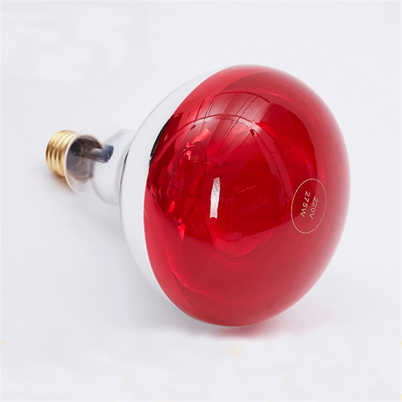 

Infrared therapy light bulbs 275w household far red bulb screw beauty salon grill lamp home explosion-proof bulbs