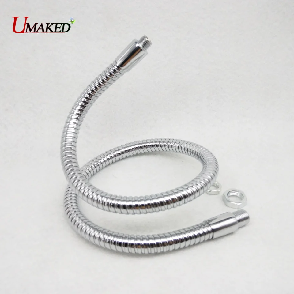 2pcs led gooseneck Dia10MM 20-100CM universal hose led lighting accessories iron pipe for table lamp Flexible holder desk light