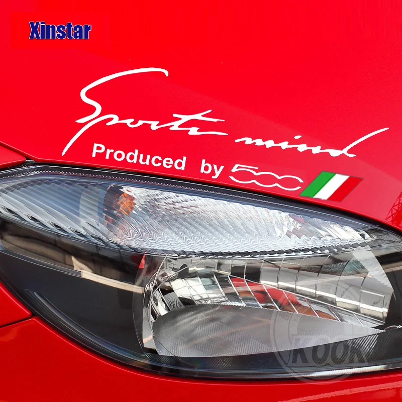 

Car Head Decal Sticker For Fiat Abarth 595 695 Auto Accessories