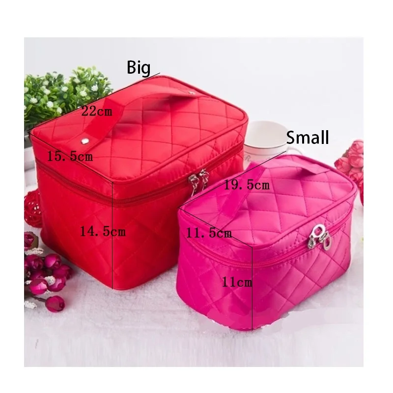 Cosmetic box 2023 female Quilted professional cosmetic bag women's large capacity storage handbag travel toiletry makeup bag ML1