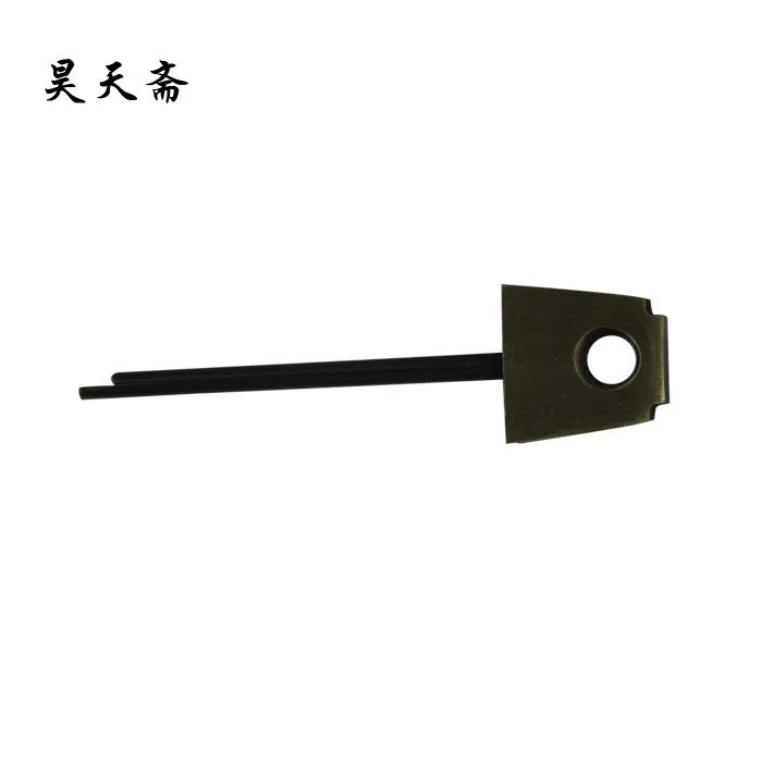 

[Haotian vegetarian] antique copper copper head Zhang head / antique furniture copper fittings lock nose HTI-031 nose