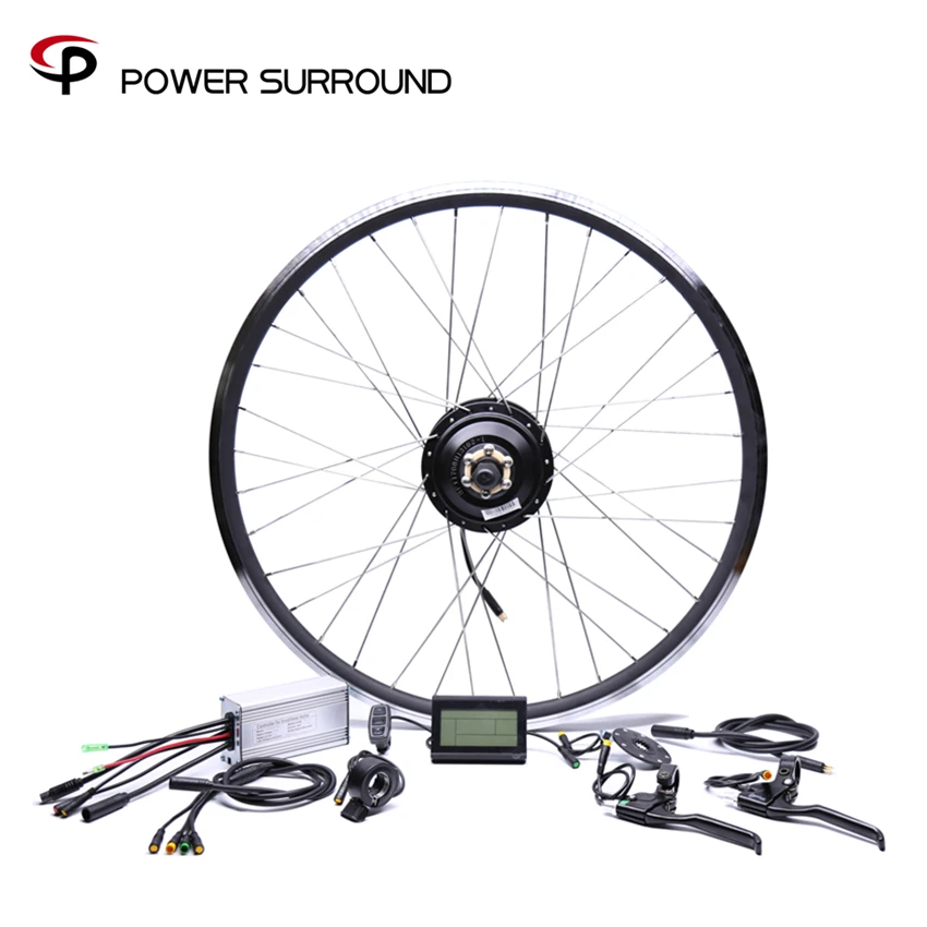 Waterproof 48v500w Bafang Rear Cassette Electric Bike Conversion Kit Brushless Hub Motors 20'' 26'' 28''Motor Wheel