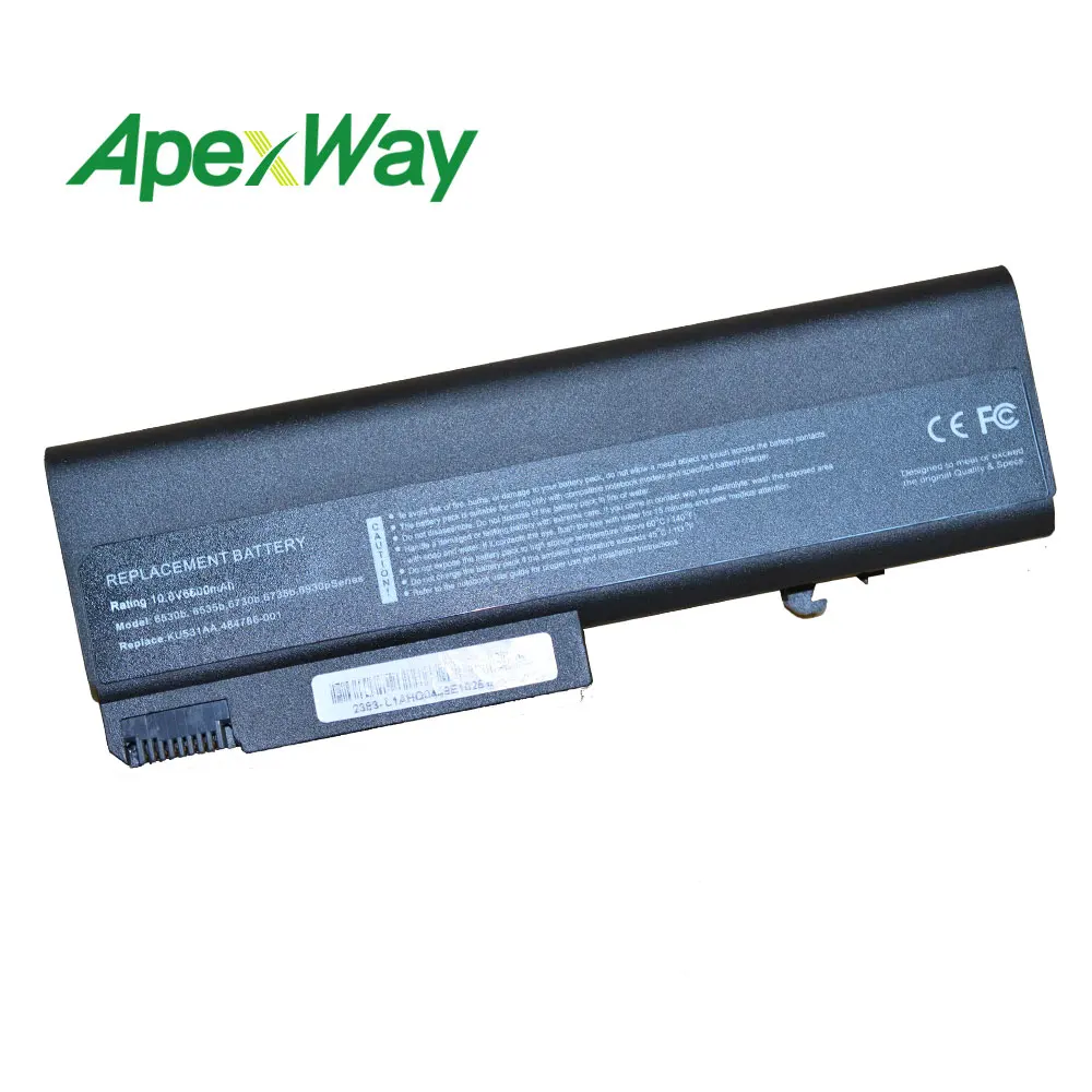 

6600MAH 9 cells Laptop battery for Hp Business Notebook 6530b 6535b 6730b 6735b 532497-421 583256-001 586031-001 AT908AA