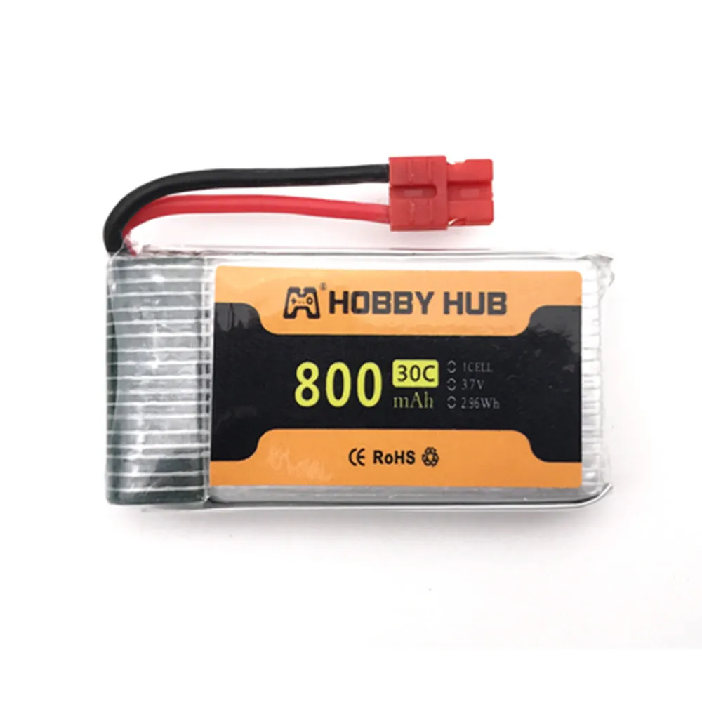 2pcs/lot 3.7V 800mAh 30C Battery For Syma X5HW X5HC X5UW X5UC four-axis Model aircraft 3.7V Lipo Battery 902540 With XH4.0 Plug