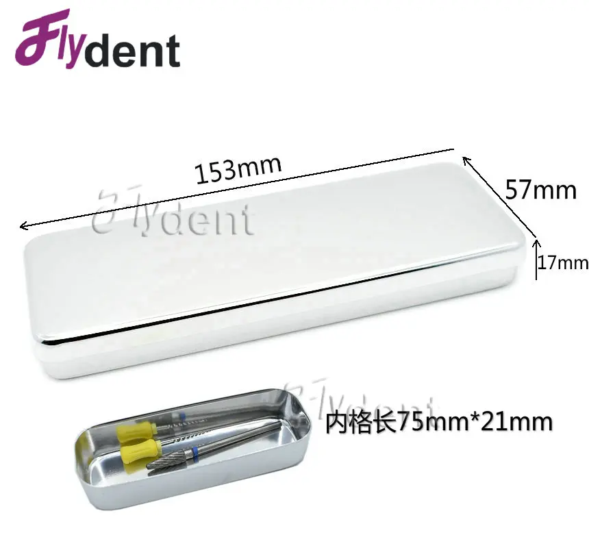 Metalowe etui do sterylizatora dentystycznego akta Endo pojemnik na pudełko sterylizator-autoklaw skrzynka pojemnik na pudełko do pielęgnacja jamy