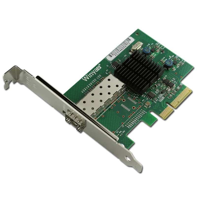 

Single Port Gigabit Fibre Channel Server Adapter PCI-E X4 Card JL82576EB Chipset