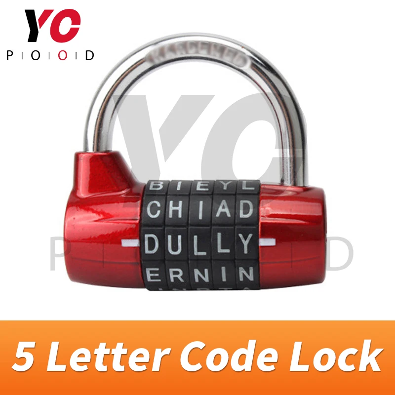 5 Letter Code Combination password lock Escape Room Spare Parts installed on the door or boxes or othersTakagism game YOPOOD