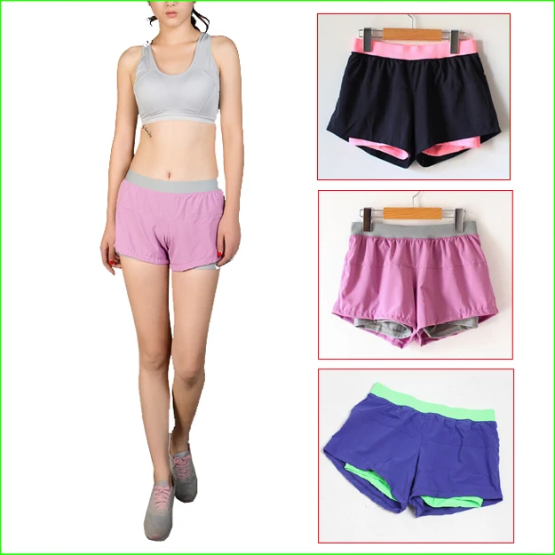 

RS01 Hot Sports Women Polyester Quick Drying Running Shorts