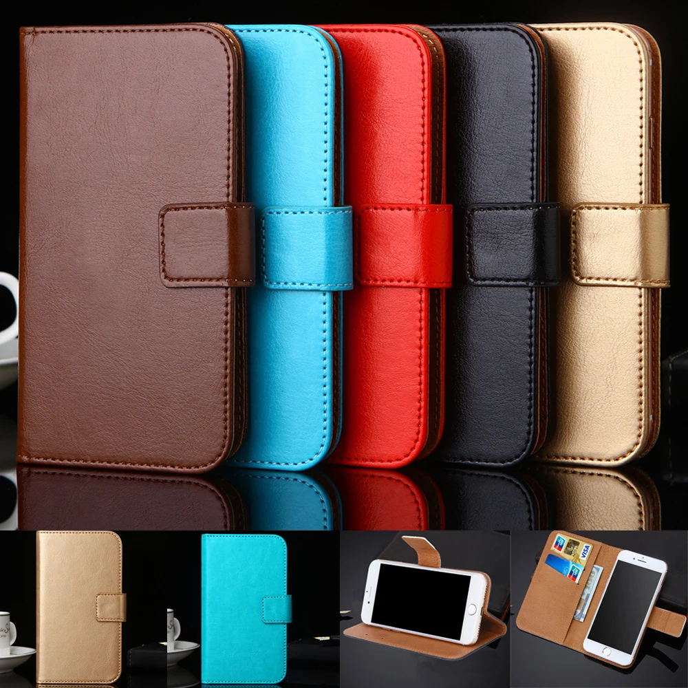 AiLiShi-Luxury Leather Flip Cover, Phone Bag, Wallet Case for Micromax Q415, Q351, Q409, Bolt Q346, Q383, Q354, Q326, New