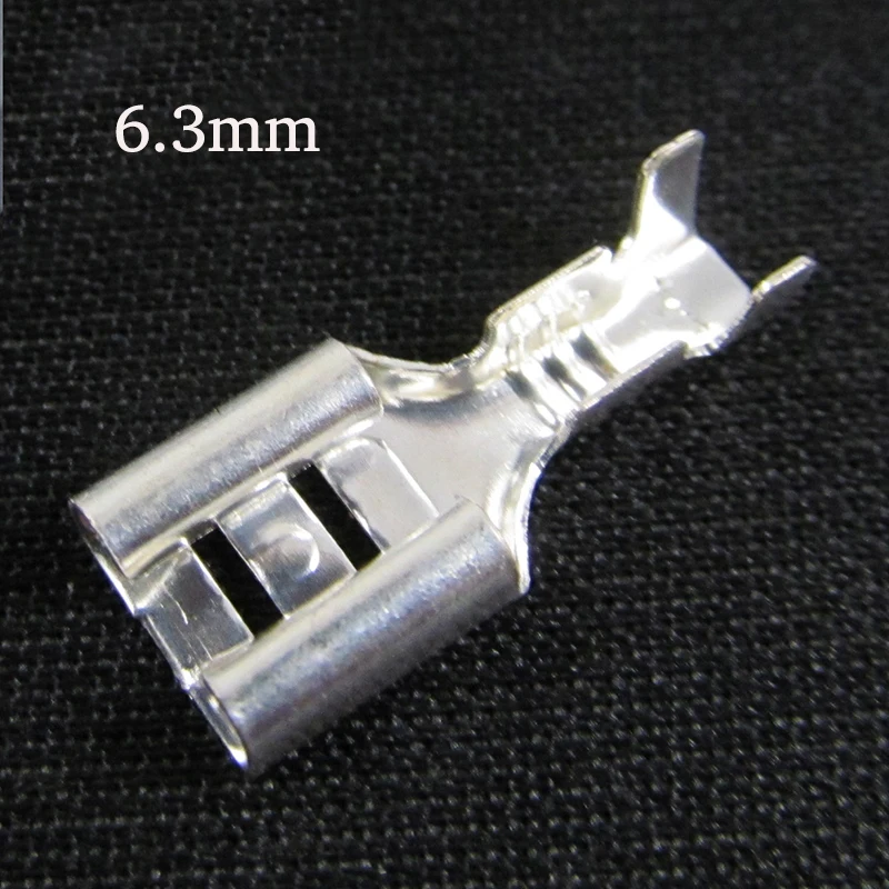 200/50Pc 2.2/2.8/4.8/6.3mm Wire Connectors Crimp Terminals Crimp Female/Male Spade Terminals With Transparent Insulating Sleeves