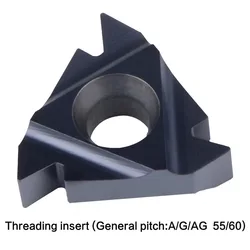 internal extenal threading insert 06IR 08IR 11IR 16IR 16ER 22IR 22ER 27IR 27ER A55 A60 AG55 AG60 general pitch lathe thread tool