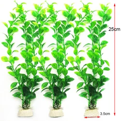 Height 25cm Aquarium Decoration Fish Tank Aquarium Plastic Plant Artificial Simulation Water Plants for Fish Tank Decor