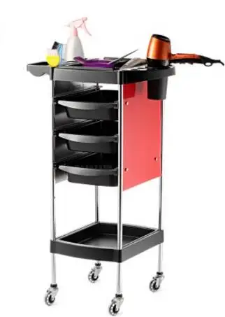 Hair salon tool cart beauty salon tool cart 6 floor barbershop cart.