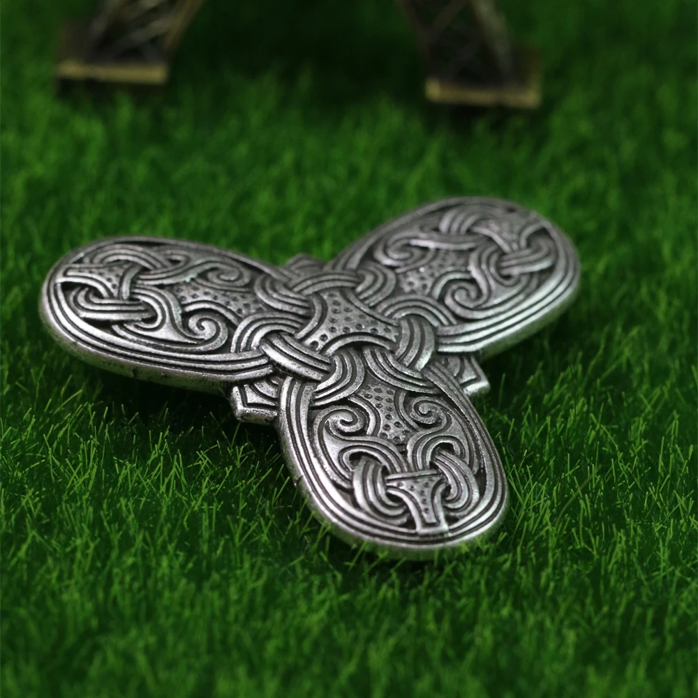 Langhong 1PCS Sweden Nordic Viking Brooch Sweden Scandinavian Brooches Viking Brosch Jewelry Talisman