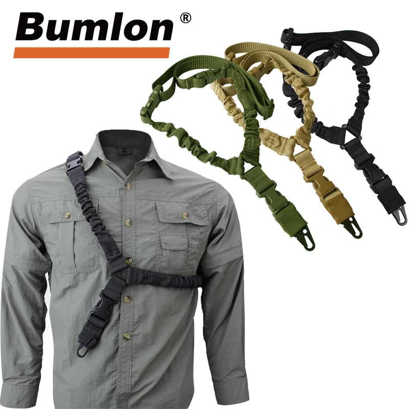 Adjustable Shoulder Strap for Hunting, Airsoft, 1000D, Heavy Bungee, Tactical Accessories, RL30-0001