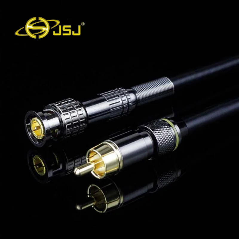 

JSJ BNC public on the lotus male video line oxygen-free copper monitoring connection coaxial line free shipping