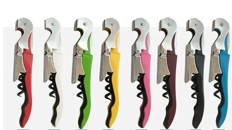 Stainless Steel Bottle Opener Sea horse Wine Corkscrew Openers Wine Corkscrew Tool Multifunction mixed colors gift drop shipping