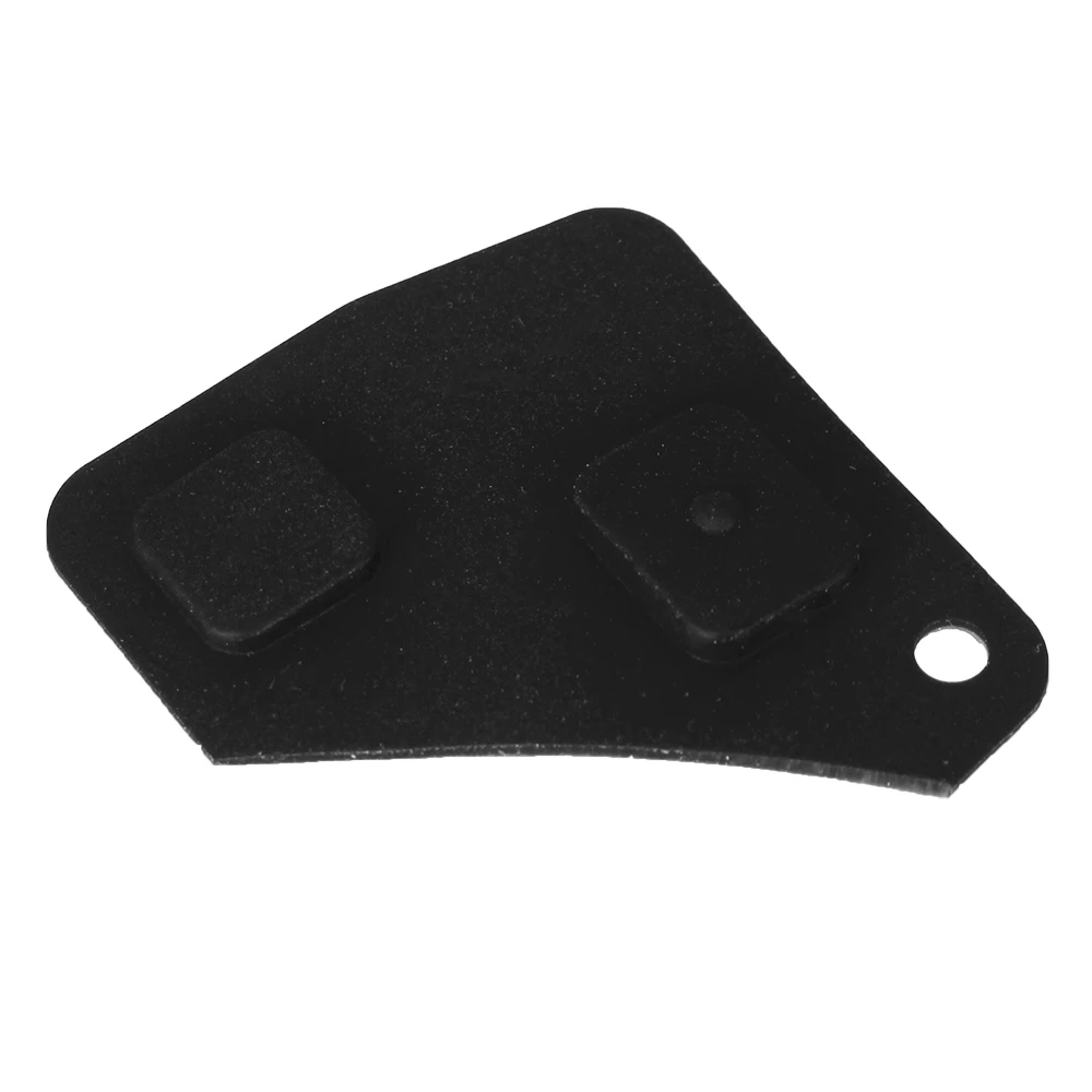 Dandkey 2PCS Replacement 2/3 Button Remote Key Fob Repair Kit Switch Rubber Pad For Toyota Key RAV4 Corolla Camry Prado Black