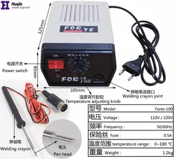 Vendita calda 220V elettrico saldatore della cera, strumenti di gioielli di marca e equiment di saldatura gioielli monili che fa la macchina macchina orafo