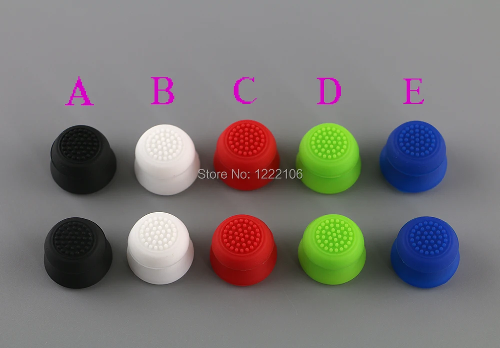 100pcs Silicone Analog Grips Thumb stick Thumb Sticks Extra Cover High Enhancements For ps3 ps4 xbox360