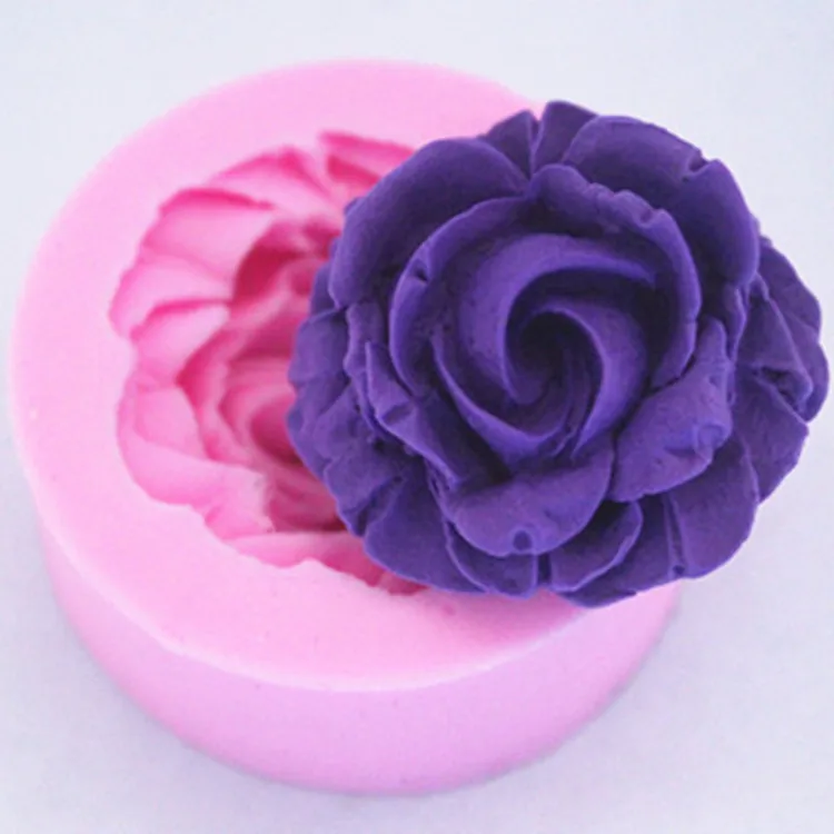 Silicone double sugar cake, soap mold liquid silicone 3 d model