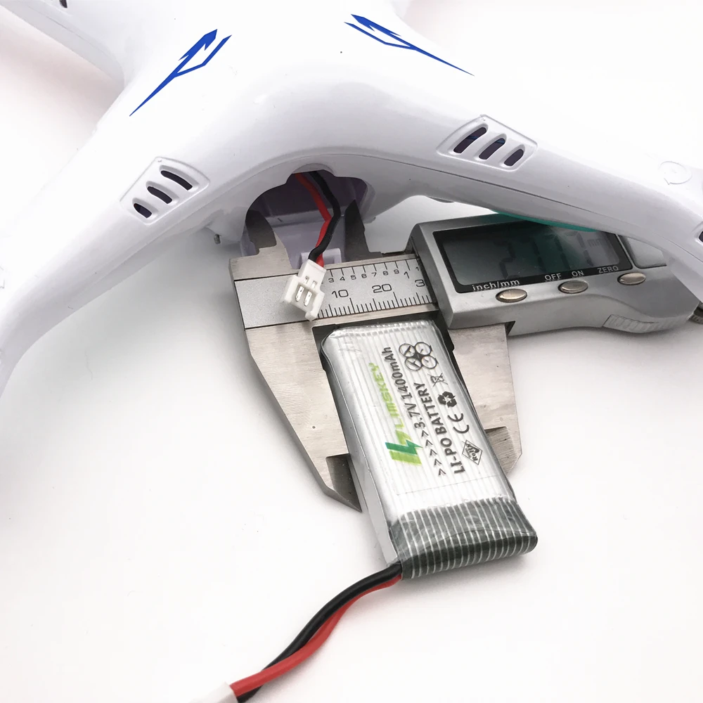 Batería LiPo de 1400mAh y 3,7 V, cargador de CA con enchufe USB para SYMA X5SW, X5SC, X5, X5C, Drone RC, Quadcopter, piezas de batería de repuesto