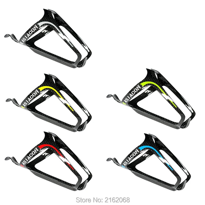 New 5 color ASIACOM Road bicycle 3K full carbon fibre drink water bottle cage Mountain bike carbon bottle holder cages