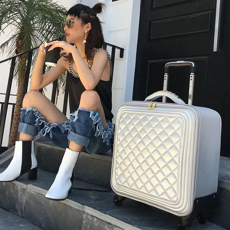 Fashion suitcase 24 inch luggage boarding set box trolley case universal wheel luggage female 20 inch Korean version for women