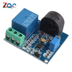 AC Current Detection Sensor Module 5V 12V 24V Relay Protection Module 5A Over-Current Overcurrent Protection Switch Output