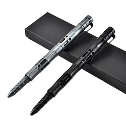 New Tactical Pen With Emergency Flashlight Glass Breaker Self Defense Supplies Outdoor Survival EDC Tool Gift Dropshipping