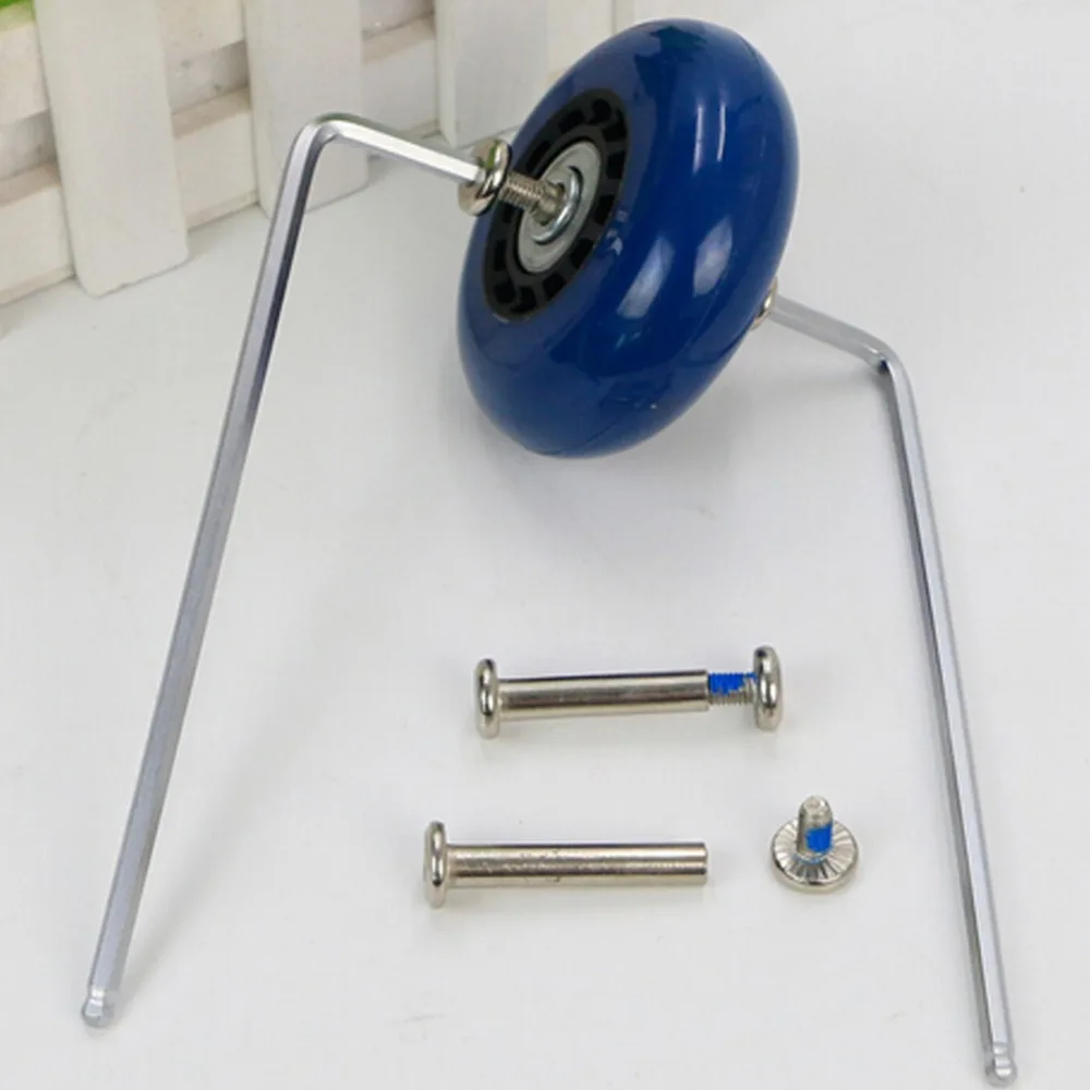 Black Travel Accessories Luggage Suitcase Replacement Wheels Axles Deluxe Repair OD 70 mm (Only black, blue out of stock)
