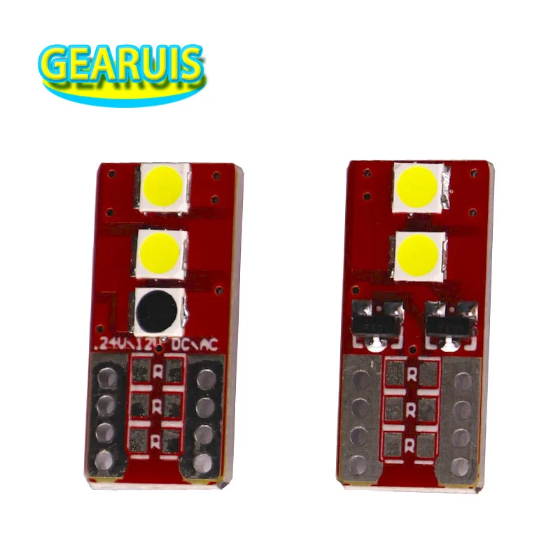 10 шт. Автомобильный светодиодный неполярный для T10 W5W 4 smd 3030 Led 168 194 салон автомобиля приборные фонари дверь чтение номерной знак лампа 12 В