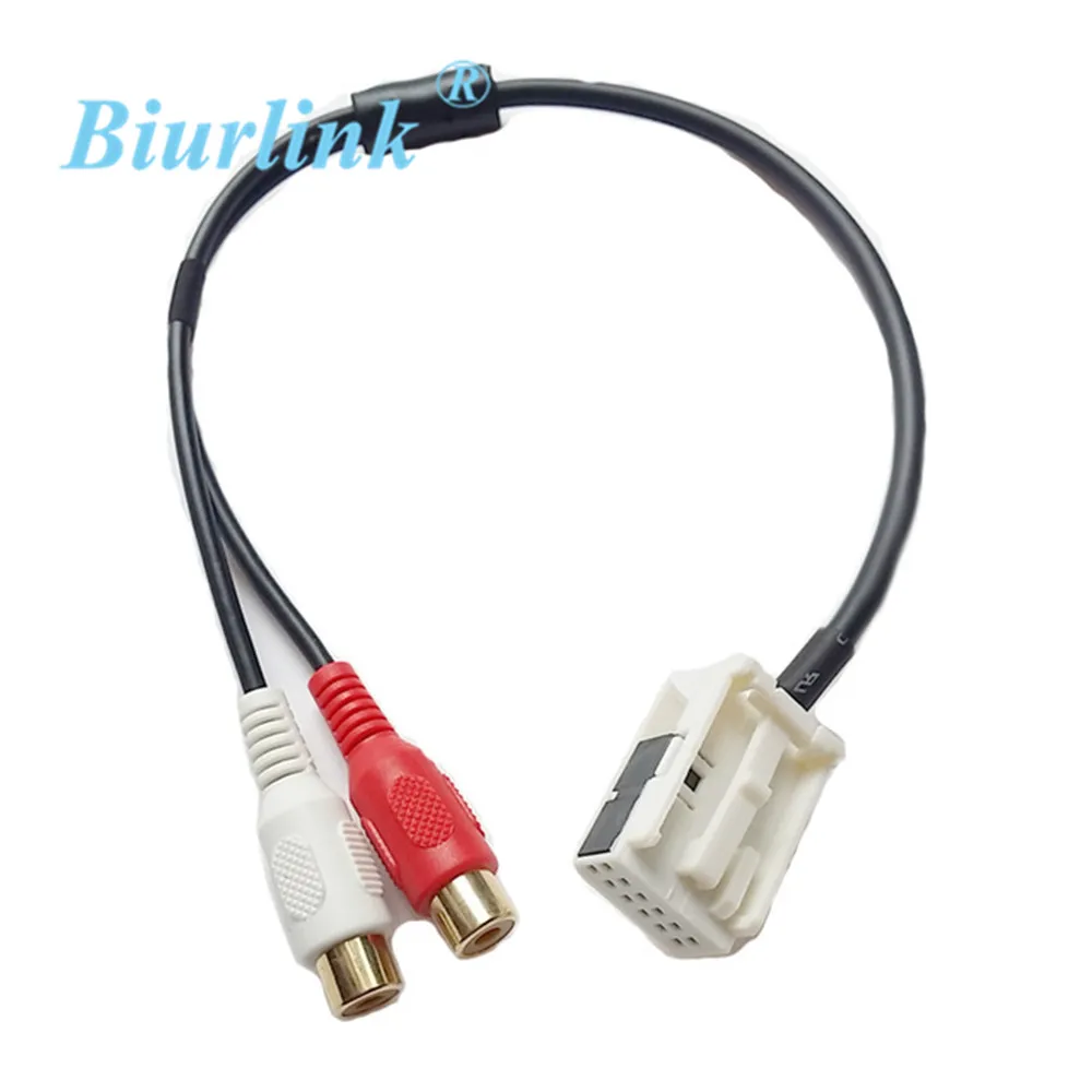 Car Audio Parts RCA Input Adapter Cable For BMW E60 525i 530i 540i