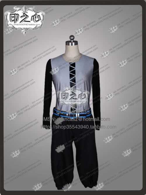 Kingdom Hearts Sora Cosplay Costume Halloween Uniform Inner+Jacket+PantWings+Shoes Cover+Socks+Belt+Gloves 11