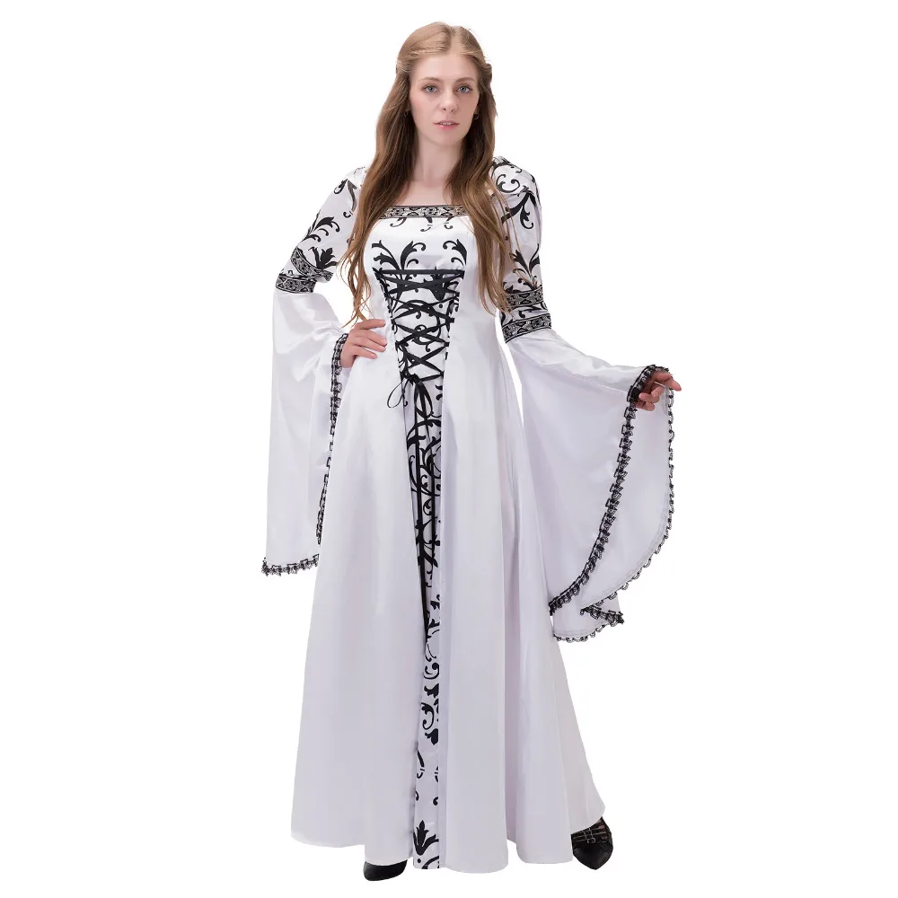 

Medieval Renaissance Dress Ball Gown With Hood 18th Century Victorian Dress Civil War Dress Rococo Dress Halloween Costume