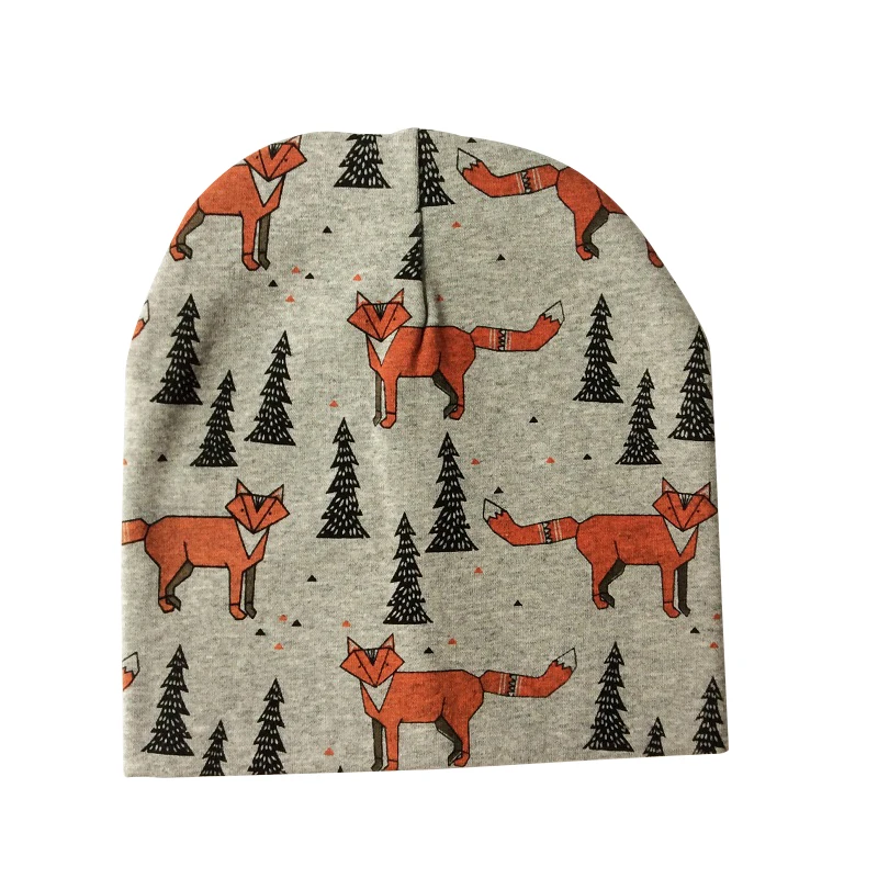 Partisig Brand Baby Caps Cotton Baby Hat Autumn Winter Children\'s Hat Animal Printing Baby Boy Caps Beanie Baby Girl Hats