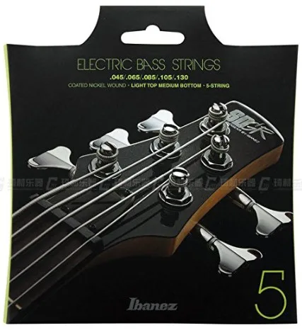 Ibanez Nickel Wound Bass Guitar Strings, 5-Strings also Available