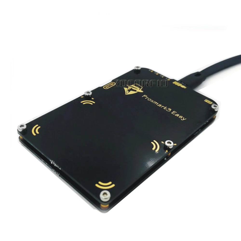 Proxmark3 Easy V5.0 DEV Kits develop suit nfc RFID reader prox/card em4x uid changeable card 13.56MHZ clone crack