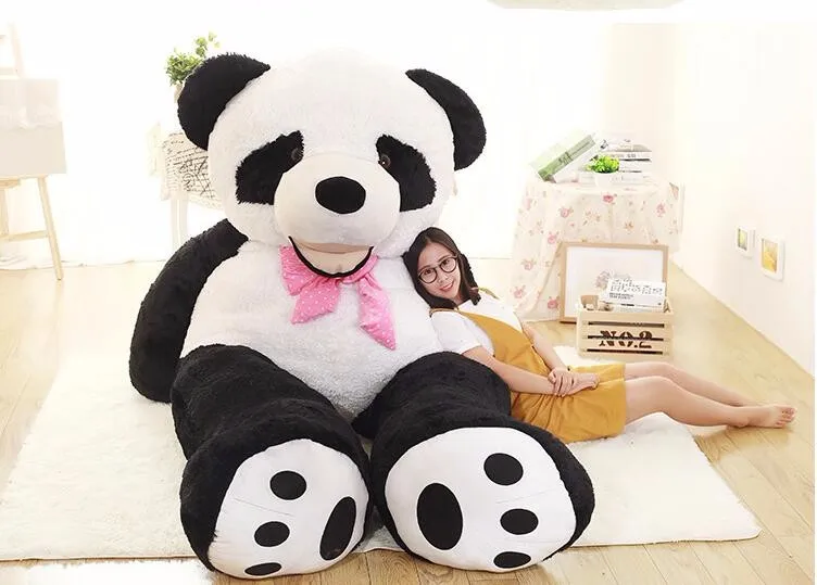 260cm panda Stuffed toys for girl friend 102inch full filled Plush panda reborn dolls stuffed animals doll for Kids soft toy