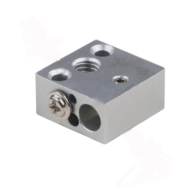 

3D printer accessories all metal CR10 hot end heating block aluminum alloy sandblasting oxidation treatment 20*20*10