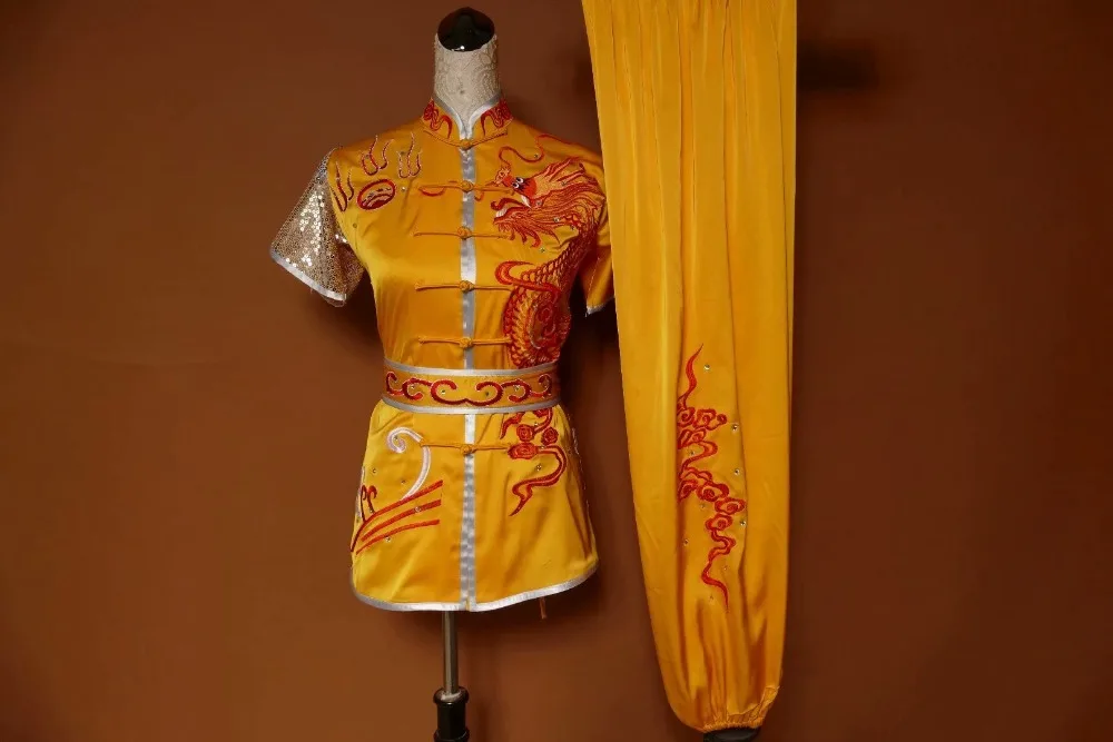 

wushu taichi taiji clothes changquan uniform Martial arts competition clothing embroidered kungfu nanquan taolu clothes uniform