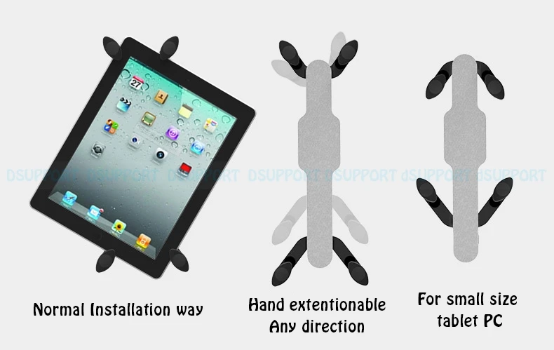 Tablet ständer halter wand montiert für vielzahl-größe 7-11 inch tabletten, universal tablet stand PG701-A