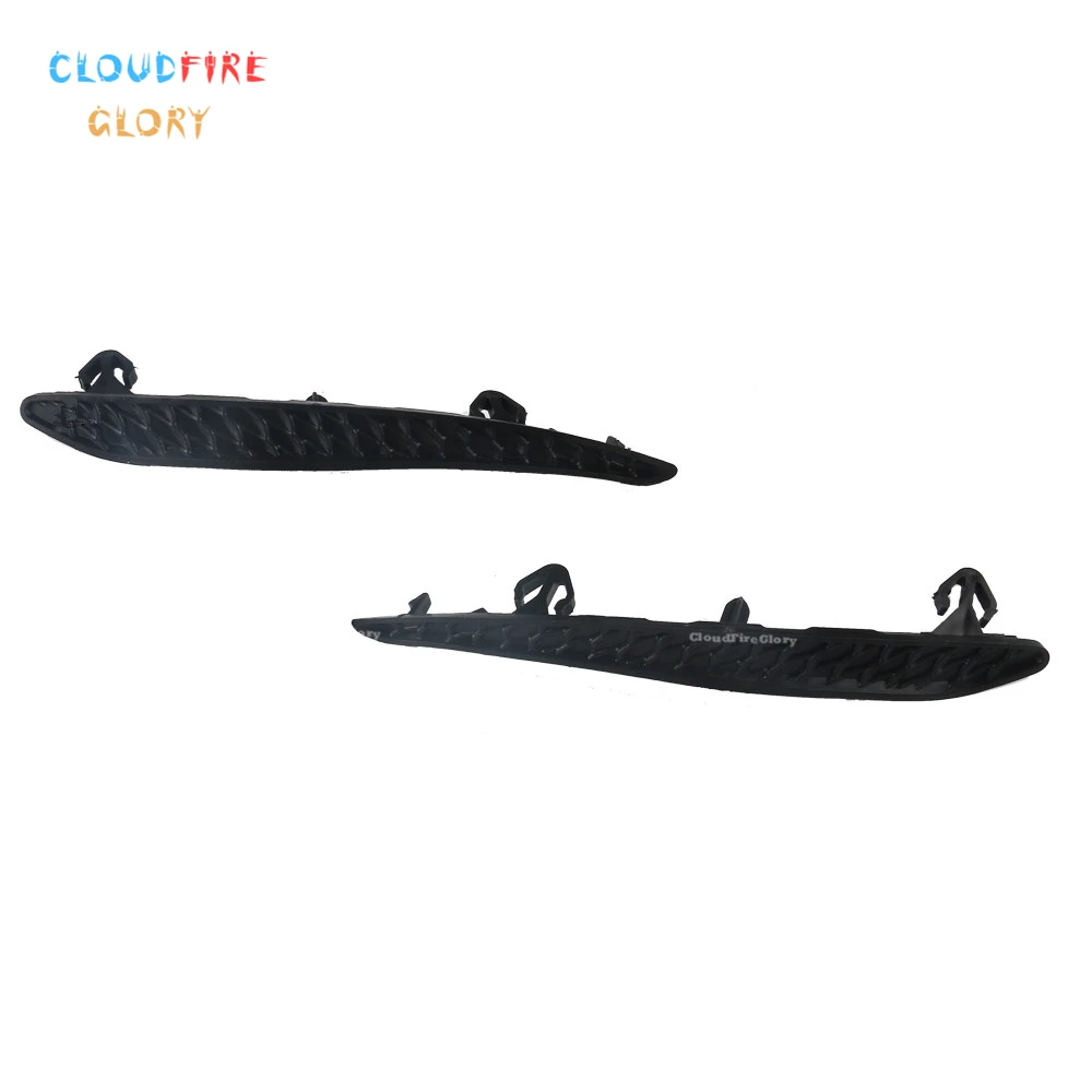 

CloudFireGlory 2128854121 2128854221 Pair Rear Left & Right Bumper Face Bar Trim For Mercedes Benz E350 E63 AMG 2014 2015 2016